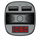 T60 Dual USB Charger Car Kit Bluetooth Handsfree FM Transmitter MP3 Player