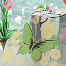 1 X Butterfly Tulle Window Screens Sheer Voile Door Balcony Curtain Drape M&O