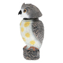 Realistic Owl Decoy Weed Pest Control Pigeon Scarer Garden Repeller C