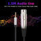 1.5m XLR 3pin Female to 3.5mm TRS Male Audio Adapter Cable for Microphone A#S