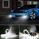 2PCS Bright White 12V 9 LED Daytime Light DRL Car Fog Supply Driving Lamp