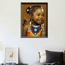 5D DIY Full Drill Diamond Painting Little Girl Cross Stitch Embroidery Kit