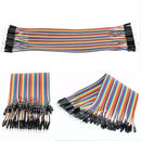 20cm Arduino Breadboard 40X In Row Jumper Wire Dupont Cable 2.54mm Male to Male