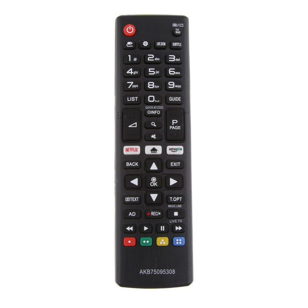 Universal Standard Smart TV Remote Control Controller for LG AKB75095308 - Black