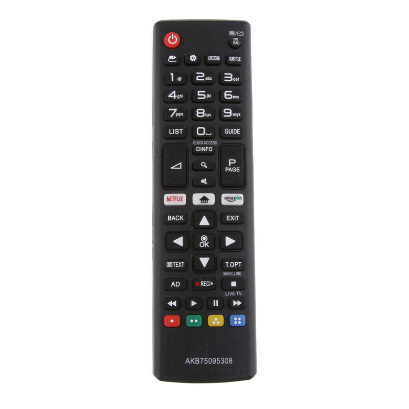 Universal Standard Smart TV Remote Control Controller for LG AKB75095308 - Black