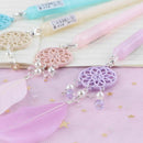 Dreamcatcher Gel Pen Creative Feather Pendant Neutral Pens for School Office 1pc