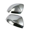 2Pcs Car Rearview Mirror Cover Abs Chrome Side Mirror Cover for Mercedes-Be
