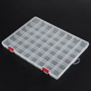 48-Compartment Transparent PP Plastic Fishing Lure Storage Box Container