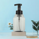 350ml Plastic Clear Foaming Bottle Pump Cleanser Mousse Foaming Bottle Suppl Gw