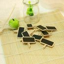 Mini Wooden chalkboard blackboard tags New Sale R5P9