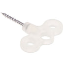 5x Screw Spike Hook Rope Buckle Travel Ground Pin Night Vision Tent Nail OZ