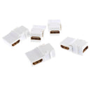 5x HDMI A Female/F Snap-in Coupler Jack Insert for Keystone Wall Plate