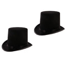 2x Christmas Tall Cap Magician Party Playing Magic Tricks Jazz Hats Illusion