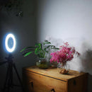 8" Selfie Ring Light for Live Stream/Makeup Desktop Led Camera Ringlight Lamp