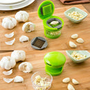 Garlic Press Chopper Hand Presser Grinder Crusher Twist Storage Kitchen P4X3