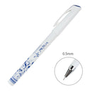 Delicate China Orchid Blue White Porcelain Style Office School Gel Writing Pen