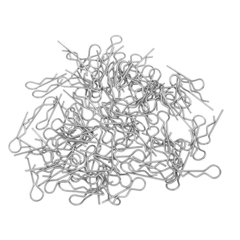 Universal 1.5mm Diameter R-Shaped Cotter Clips Hitch Pin Clip, Pack of 100