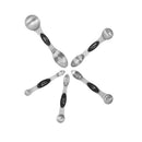 Magnetic Measuring Spoons Stainless Steel Measuring Spoons Set of 5 for Mea