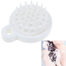 Silicone Head Body Shampoo Scalp Massage Brush Comb Hair Washing Comb Bath T 3C