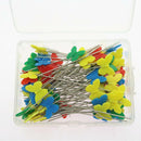 1 Piece Magnetic Wrist Pin Bowl and 100pcs Sewing Pins for Hand Sewing Tool