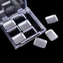 Empty 6Square Grid Eyeshadow Lipstick   Box Case Cosmetic Packing+Palett ouJ.AU