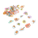 50 x Creative Gudetama Lazy Egg Sealing Stickers Diary Label Stickers Pack Decor