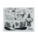 Lovely Xmas theme animals clear stamps scrapbooking album card decor craft JR
