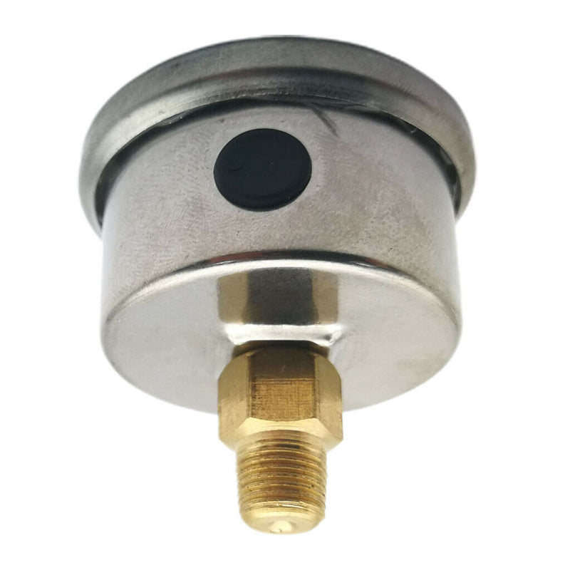 Fuel Pressure Regulator Gauge Meter 1/8" NPT White Back 0-160 BAR/0-160 PSI