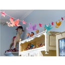 Cupid Star Banner Pennant Felt Bunting Wedding Baby Shower Hanging Decor 2 m