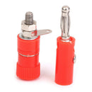 4mm Banana type plug with red insulation plug, black J9G2