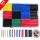 815 Pieces Heat Shrink Tubing 2:1 Electrical Wire Cable Insulation Tube Ass