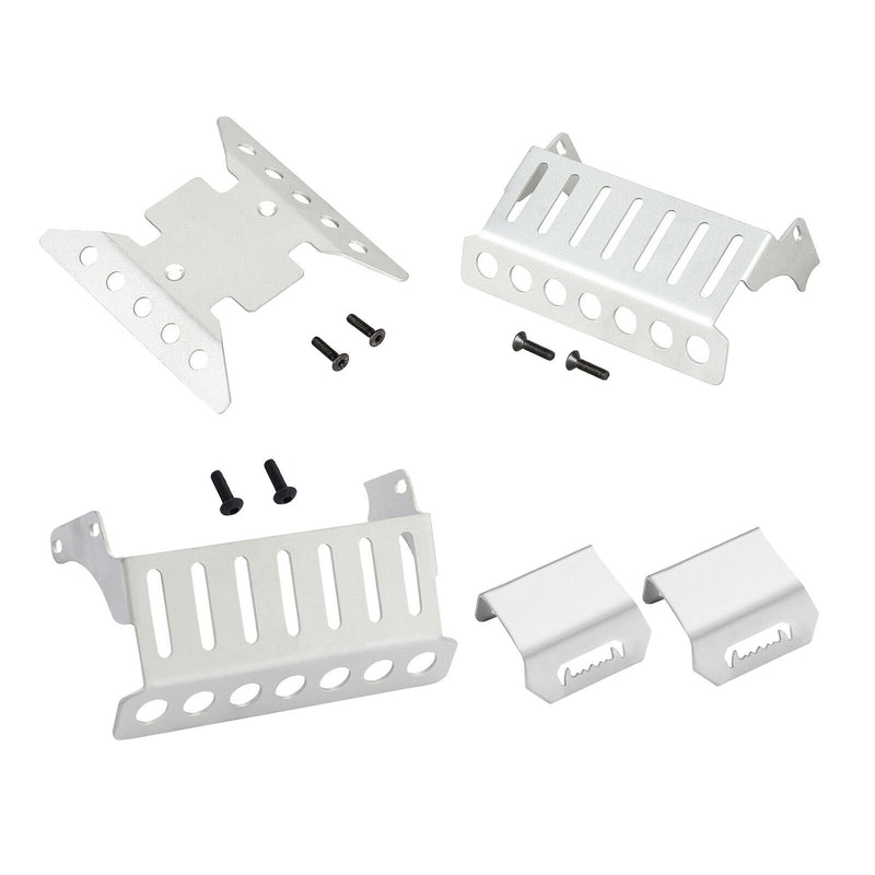 Chassis Guard Axle Protector Skid Plate Gearbox Armor Parts Set for RC Car