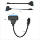 USB 3.1 Type C (USB C / Thunderbolt 3 Compatible) to SATA III 2.5in Hard Dr