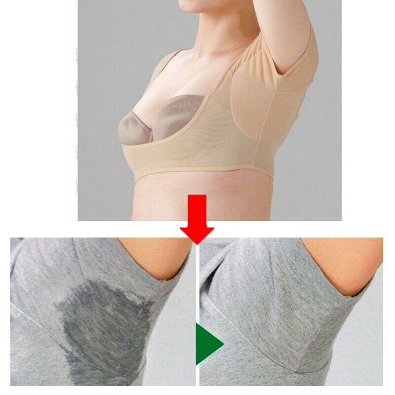 Skin Color Underarm Sweat-Absorbent Pad T-Shirt Can Be Washed And Reused Un A3M5