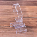 1pc transparent plastic clear jewelry bracelet watch display stand holder JR&f