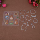 Metal Mouse Cutting Dies Stencil Scrapbooking Stamp Embossing Paper Cards