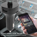 M14 Wireless Bluetooth Hands-free FM Transmitter Dual USB Charger Car Kit