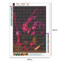 5D DIY Full Drill Diamond Painting Cross Stitch Embroidery Kit (Flower01)