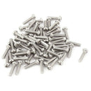 M3 x 10mm 304 Stainless Steel Phillips Pan Head Screws Bolt 60pcs