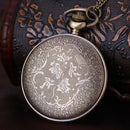 Large Creative Necklace Watch Pocket Watch Retro Pocket Watch Star Table Pe H2L7