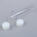 2 Pcs 25mm Round Clear Plastic Coin Fits Quarter Dollar Storage Tubes ScrewSEAU