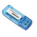 Portable 4 in 1 Memory Multi Card Reader USB 2.0 for SD/TF/T-Flash/M2 Card A