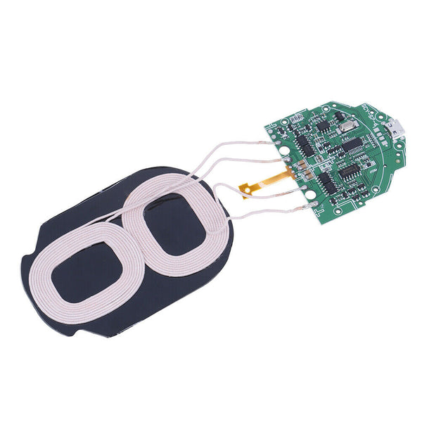 1x 10W Qi fast charging wireless charger PCBA circuit board with dual 2 coils %o