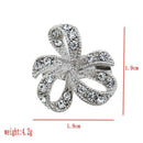 Elegant Bowknot Rhinestone Brooch Badge Lapel Backpack Jewelry Accessories A