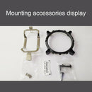 9Cm 2 Heat Pipe 4Pin Single Fan With Light Cpu Fan Cpu Heatsink For Intel 7