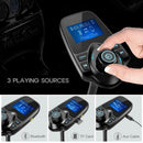 Bluetooth Car Kit FM Transmitter Wireless Radio Adapter USB Charger for Phone