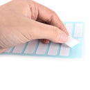 12 self-adhesive sticky white labels Writeable name stickers Blank note label HK