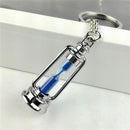 Charm Novelty Metal Hourglass Key Chain Key Ring Couples Trinket Keychains Gift