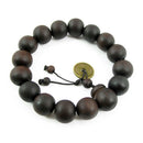 Men's Wooden Buddha Buddhist Prayer Beads Tibet Mala Wrist Bracelet Fashion