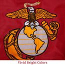 Thicken US Marine Corps Flags 2ply 3x5 feet Outdoor Anti-UV w/ Brass Buckle
